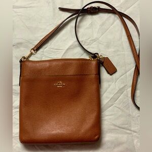 Brown Leather Coach Crossbody